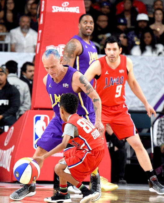 Flea, Miles Brown, Drew Scott